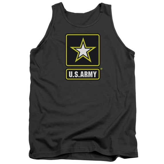 US Army Logo Gray Mens Tank Top-XX-Large