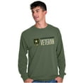 thumbnail image 1 of US Army Logo Looking at a Veteran Unisex Plus Size Long Sleeve Tee Shirt Brisco Brands 2X, 1 of 3