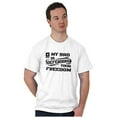 thumbnail image 1 of US Army Logo My Bro Defending Freedom Men's Graphic T Shirt Tees Brisco Brands L, 1 of 4