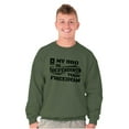 thumbnail image 1 of US Army Logo My Bro Defending Freedom Sweatshirt for Men or Women Brisco Brands X, 1 of 6