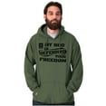 thumbnail image 1 of US Army Logo My Bro Defending Freedom Unisex Plus Size Hoodie Brisco Brands 3X, 1 of 5