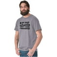 thumbnail image 1 of US Army Logo My Dad Defending Freedom Men's Graphic T Shirt Tees Brisco Brands L, 1 of 4
