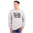 thumbnail image 1 of US Army Logo My Dad Defending Freedom Unisex Plus Size Long Sleeve Shirt Brisco Brands 2X, 1 of 5