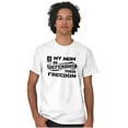 thumbnail image 1 of US Army Logo My Mom Defending Freedom Men's Graphic T Shirt Tees Brisco Brands L, 1 of 4