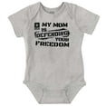 thumbnail image 1 of US Army Logo My Mom Defending Freedom Romper Boys or Girls Infant Baby Brisco Brands 12M, 1 of 6