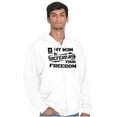 thumbnail image 1 of US Army Logo My Mom Defending Freedom Zip Up Hoodie Men's Women's Brisco Brands L, 1 of 6