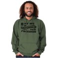 thumbnail image 1 of US Army Logo My Sis Defending Freedom Hoodie Sweatshirt Women Men Brisco Brands S, 1 of 6