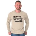 thumbnail image 1 of US Army Logo My Sis Defending Freedom Long Sleeve TShirt Men Women Brisco Brands 3X, 1 of 6