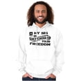 thumbnail image 1 of US Army Logo My Sis Defending Freedom Unisex Plus Fleece Graphic Hoodie Brisco Brands 3X, 1 of 5