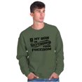 thumbnail image 1 of US Army Logo My Son Defending Freedom Sweatshirt for Men or Women Brisco Brands X, 1 of 6