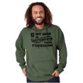thumbnail image 1 of US Army Logo My Son Defending Freedom Unisex Plus Size Hoodie Brisco Brands 3X, 1 of 5