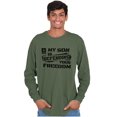 thumbnail image 1 of US Army Logo My Son Defending Freedom Unisex Plus Size Long Sleeve Shirt Brisco Brands 2X, 1 of 5