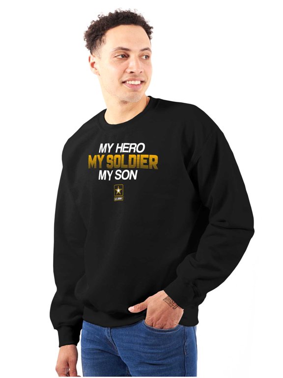 US Army Logo My Son Hero Soldier Unisex Plus Size Sweatshirt Brisco Brands 2X
