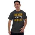 thumbnail image 1 of US Army Logo Never Accept Defeat Men's Graphic T Shirt Tees Brisco Brands S, 1 of 6