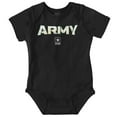 thumbnail image 1 of US Army Logo PT Military Training Romper Boys or Girls Infant Baby Brisco Brands 12M, 1 of 6