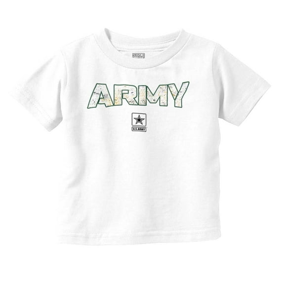 US Army Logo PT Military Training Toddler Boy Girl T Shirt Infant Toddler Brisco Brands 2T