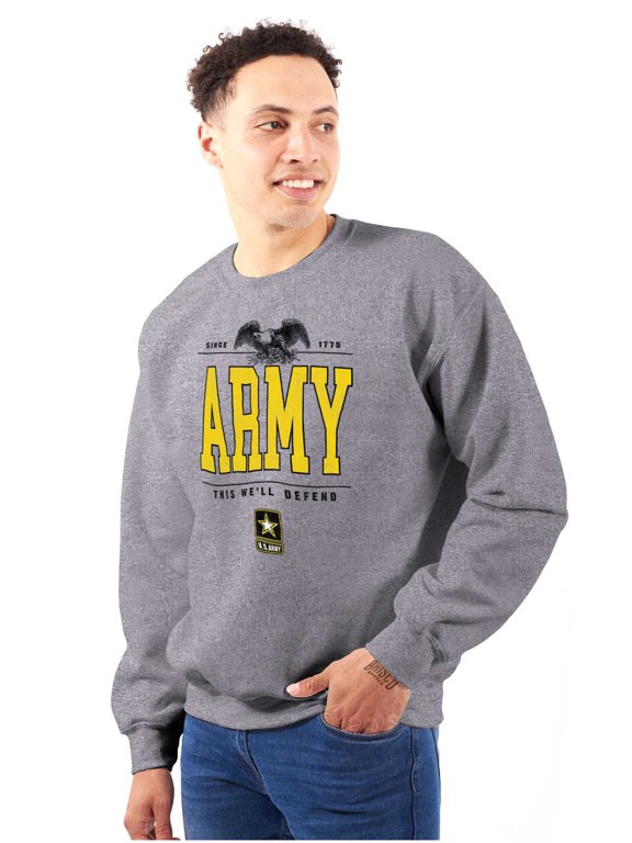 US Army Logo This We'll Defend Eagle Unisex Plus Size Sweatshirt Brisco Brands 3X