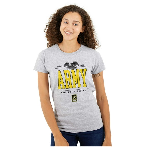 US Army Logo This We'll Defend Eagle Women's Plus Size Shirt Brisco Brands 2X