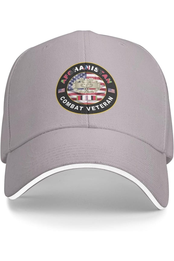 US Army Medic Afghanistan Combat Veteran Baseball Cap Outdoor Trucker Hats Adjustable Custom