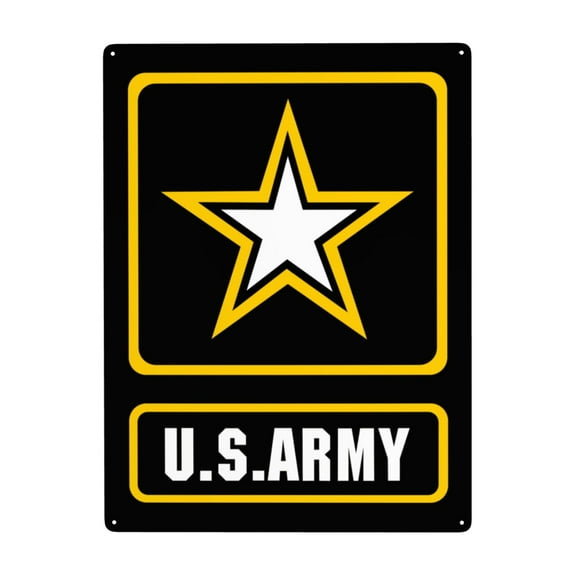 US Army Metal Sign Decor Tin Hanging Picture Wall Decoration 12x16 Inches