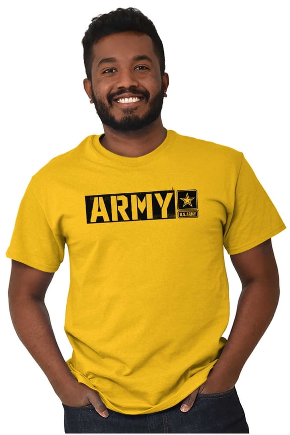 US Army Military Logo PT Training Men's Graphic T Shirt Tees Brisco Brands 4X