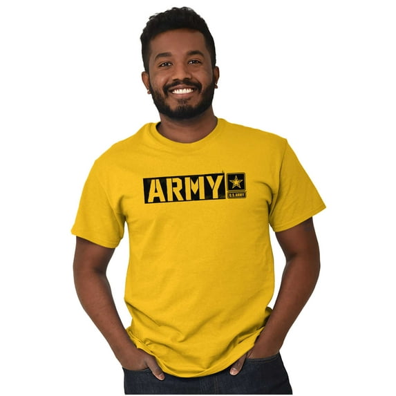 US Army Military Logo PT Training Men's Graphic T Shirt Tees Brisco Brands S