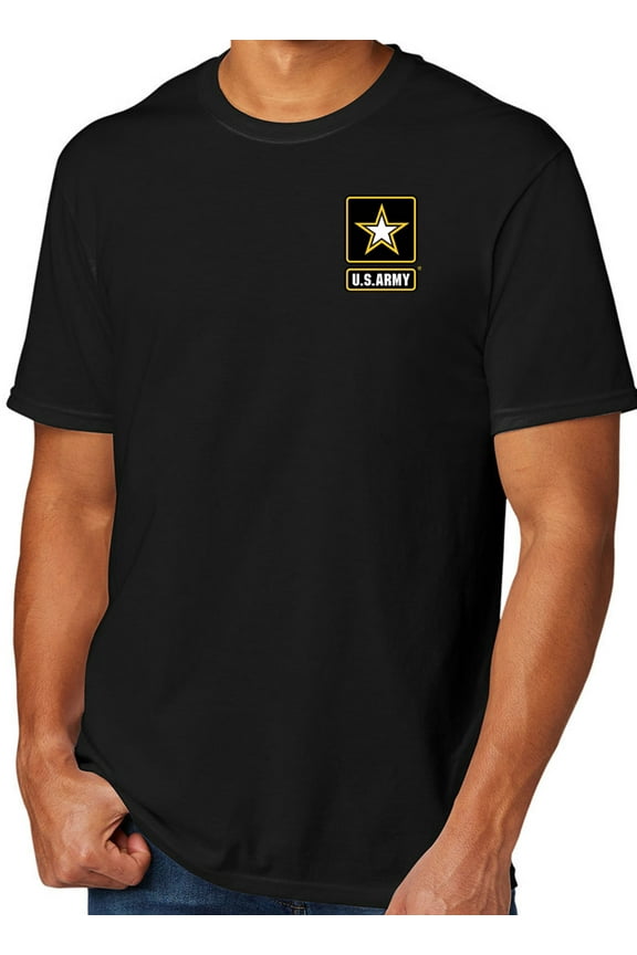 US Army Military Men's TriBlend Tee Shirt, XL Black