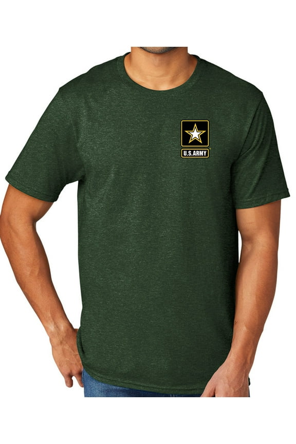 US Army Military Men's TriBlend Tee Shirt, XL Forest Green Heather