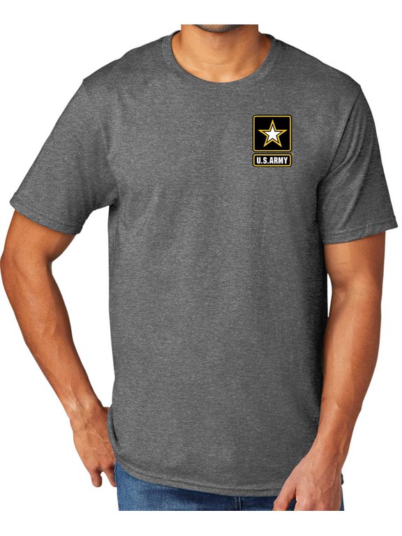 US Army Military Men's TriBlend Tee Shirt, XL Graphite Heather