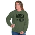 thumbnail image 1 of US Army Mom Military Star Logo Women Plus Size Sweatshirt Brisco Brands 2X, 1 of 5