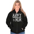 thumbnail image 1 of US Army Mom Military Star Logo Women Plus Size Zipper Hoodie Brisco Brands 3X, 1 of 4