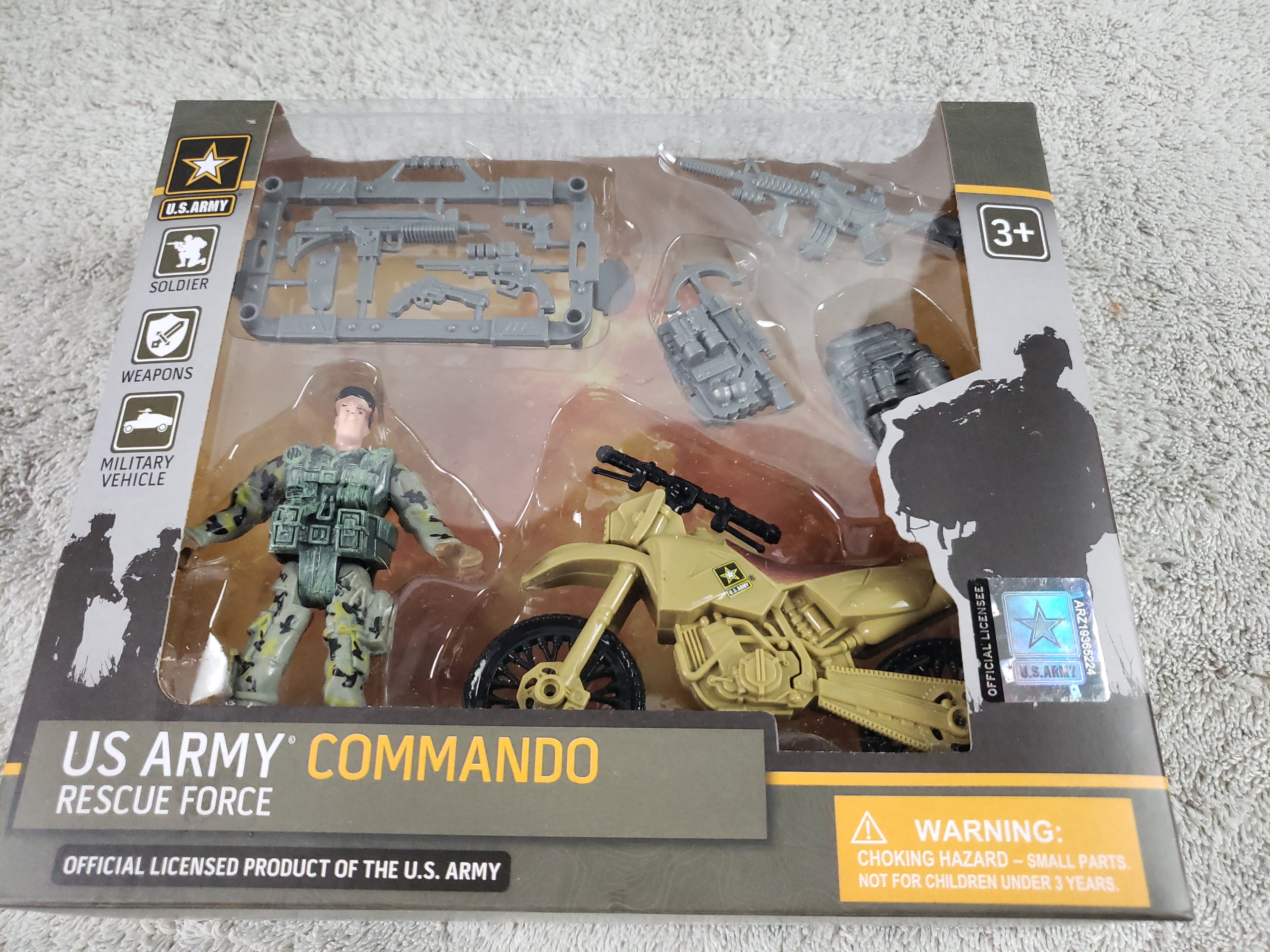 US Army Rescue Force Commando Ages 3+ 