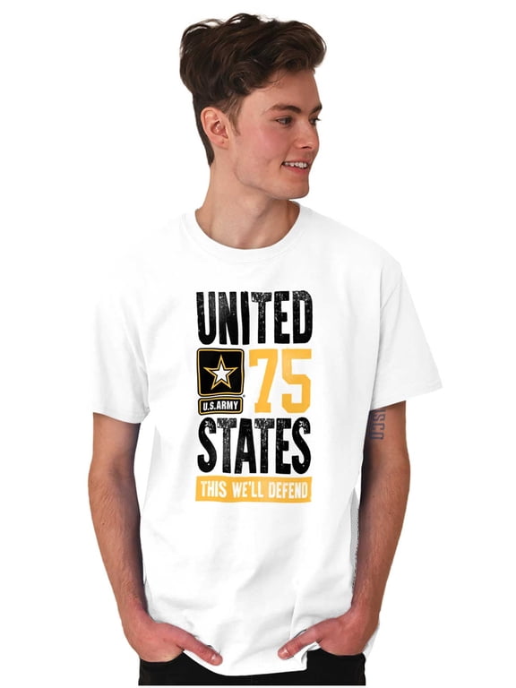 US Army Retired Armed Forces Veteran Men's Graphic T Shirt Tees Brisco Brands X