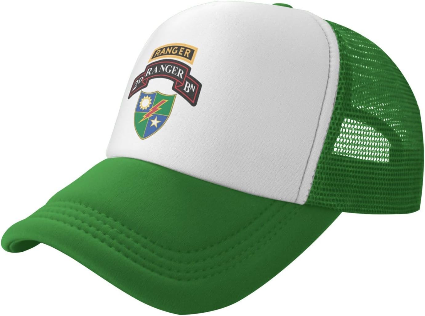 US Army Retro 2nd Ranger Battalion Classic Baseball Cap Unisex Mesh ...