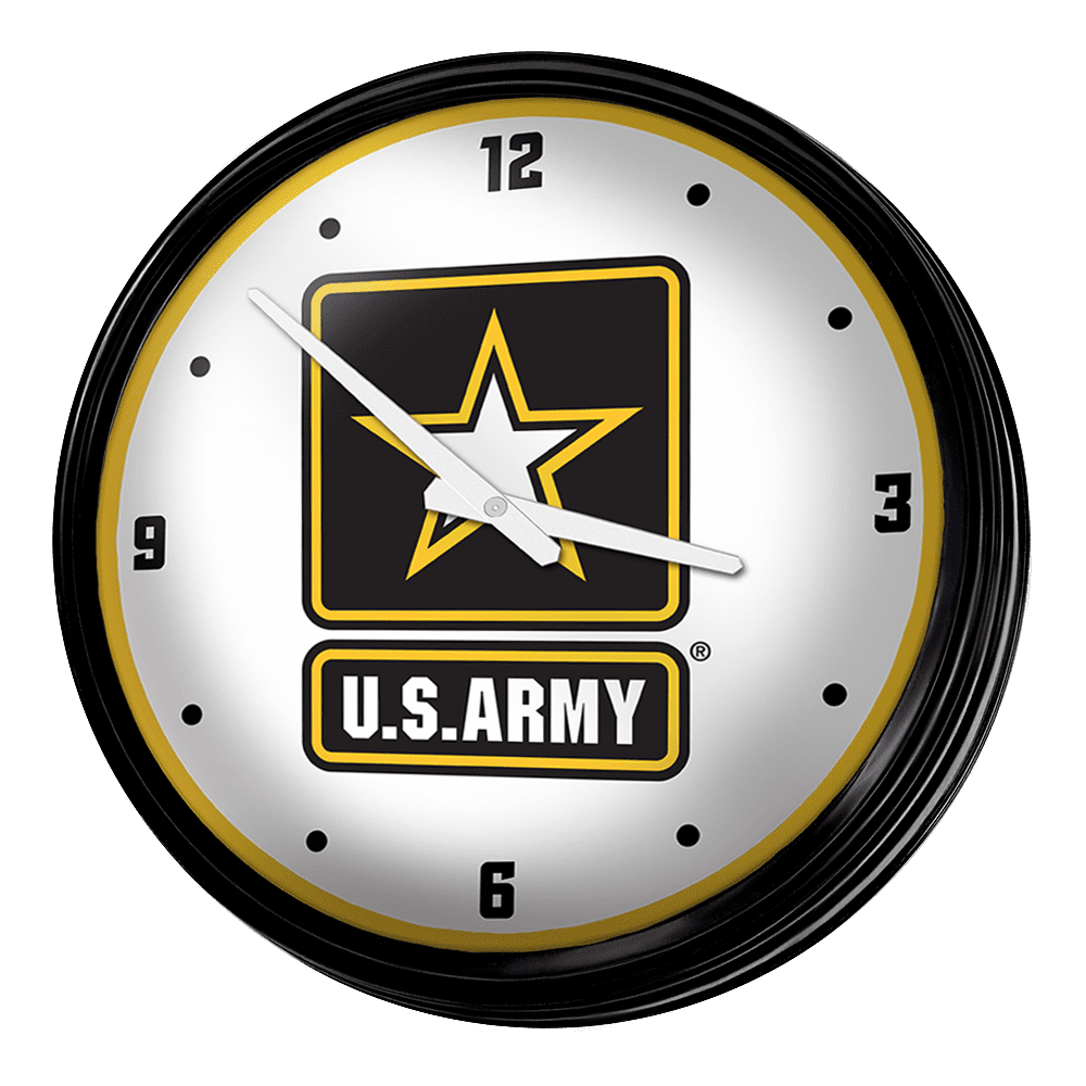 US Army: Retro Lighted Wall Clock - Walmart.com