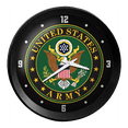 thumbnail image 1 of US Army: Ribbed Frame Wall Clock, 1 of 5