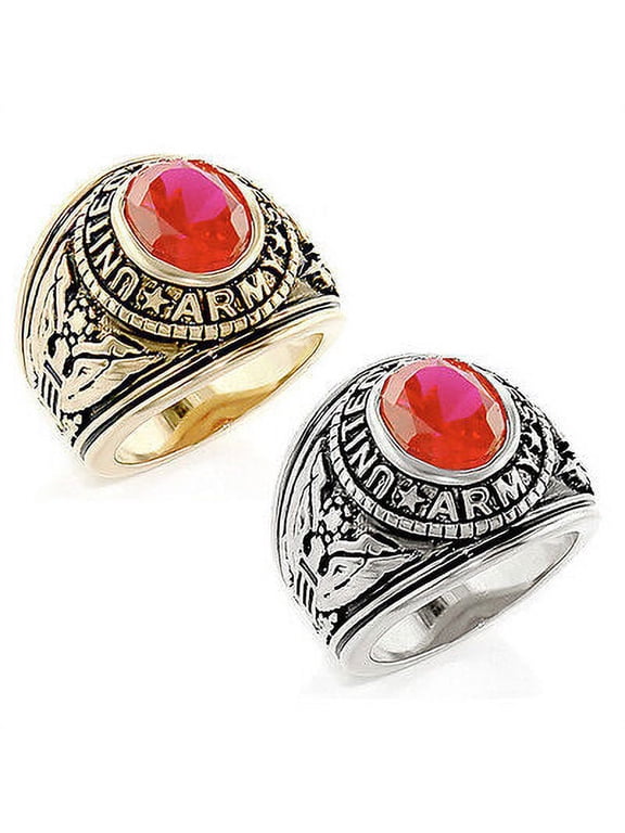 US Army Ring United States Armed Forces Military Rings Surplus of Silver & Gold