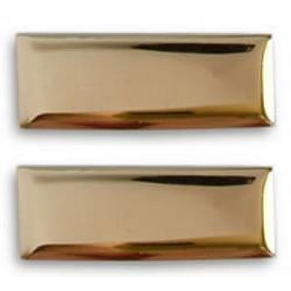 US Army Second Lieutenant 22K Gold Collar Rank Insignia
