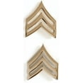 thumbnail image 1 of US Army Sergeant Gold Collar Rank Insignia, 1 of 1