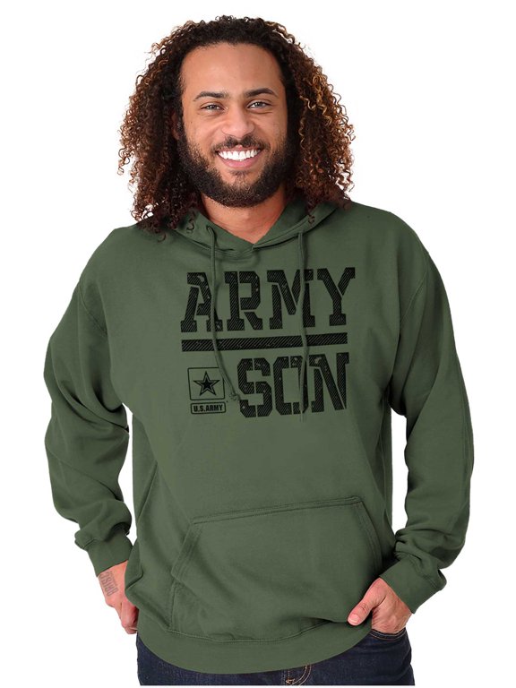 US Army Son Military Star Logo Men's Big & Tall Graphic Hoodie Brisco Brands 2X
