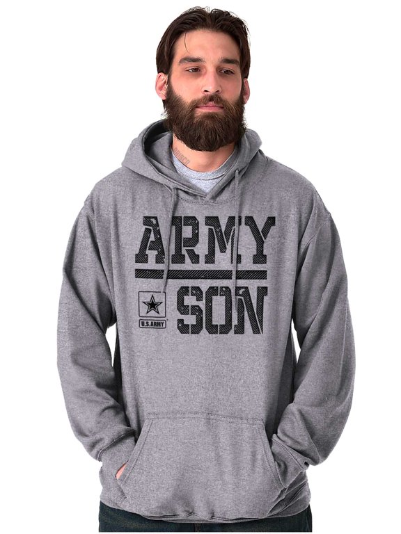 US Army Son Military Star Logo Men's Big & Tall Graphic Hoodie Brisco Brands 3X
