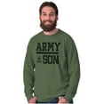 thumbnail image 1 of US Army Son Military Star Logo Men Big & Tall Long Sleeve Tee Brisco Brands 2X, 1 of 4