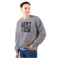 thumbnail image 1 of US Army Son Military Star Logo Men Big & Tall Sweatshirt Brisco Brands 2X, 1 of 2