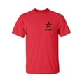 thumbnail image 1 of US Army Star Black Ink Left ChestAdult Short Sleeve T-shirt, 1 of 4