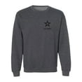 thumbnail image 1 of US Army Star Black Ink Left ChestCrewneck Sweatshirt, 1 of 3