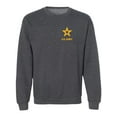 thumbnail image 1 of US Army Star Gold Ink Left Chest Crewneck Sweatshirt, 1 of 3