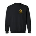 thumbnail image 1 of US Army Star Gold Ink Left Chest Crewneck Sweatshirt, 1 of 3