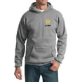 thumbnail image 1 of US Army Star Logo Black Chest Print Pullover Hoodie, Medium Athletic Heather, 1 of 2