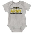 thumbnail image 1 of US Army Star Logo Duty Honor Courage Romper Boys or Girls Infant Baby Brisco Brands 12M, 1 of 6