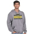 thumbnail image 1 of US Army Star Logo Duty Honor Courage Unisex Plus Size Zip Hoodie Brisco Brands 2X, 1 of 5